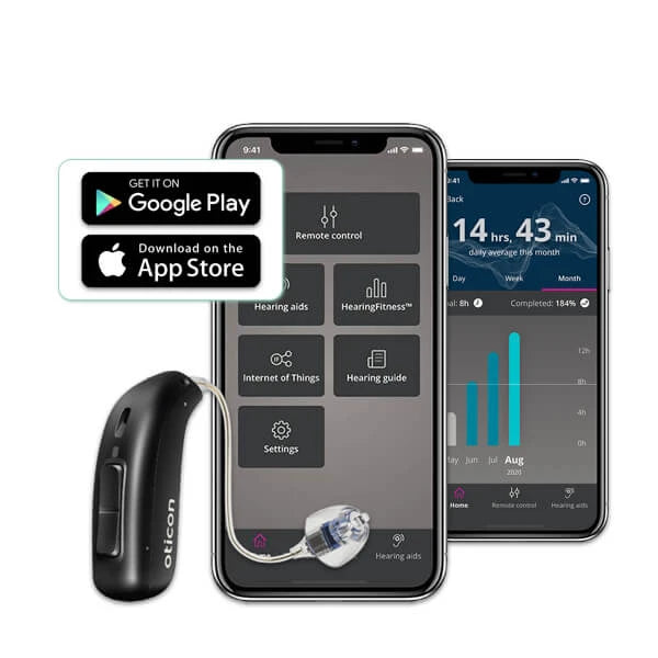 Oticon More 1 miniRITE-r Hearing Aids - Club Hearing Intl LLC