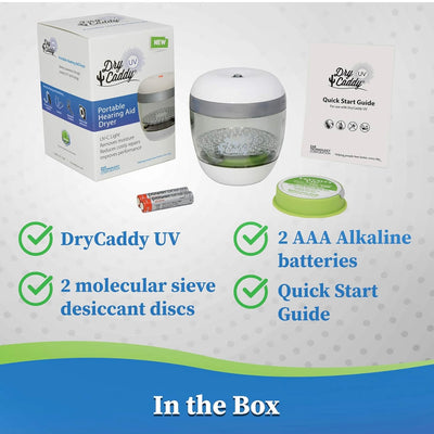 Advanced UV-C Hearing Aid Dryer: Portable, High-Performance Dehumidifier