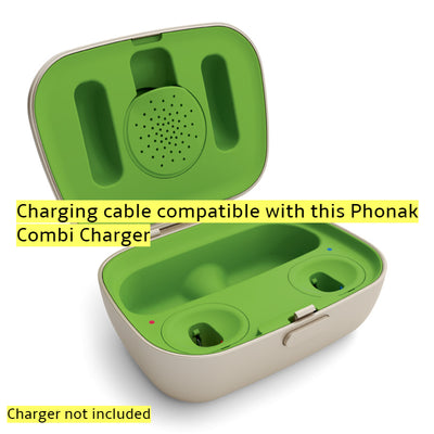 Cable de alimentación del cargador combinado Phonak