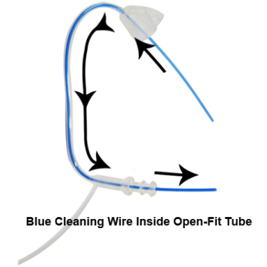 Cleaning Wires for Hearing Aid Thin Tubes - pack of 30